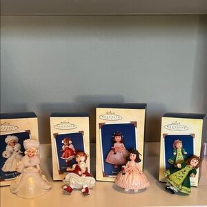 Hallmark Ornaments- Madame Alexander Series (7th, 8th, 9th, and 10th)